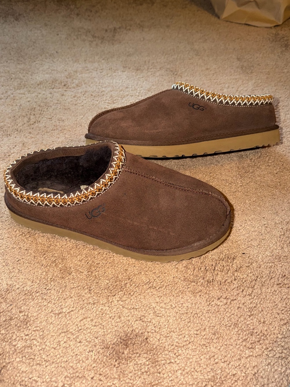 UGG Men's Brown Slippers